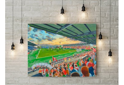 Airdrieonians FC Excelsior Stadium Wall Art Canvas